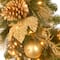 6ft. Pre-lit Decorative Collection Elegance Artificial Christmas Swag with 100 Lights